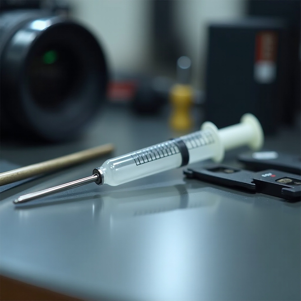how to get bent syringe for poiling cameras