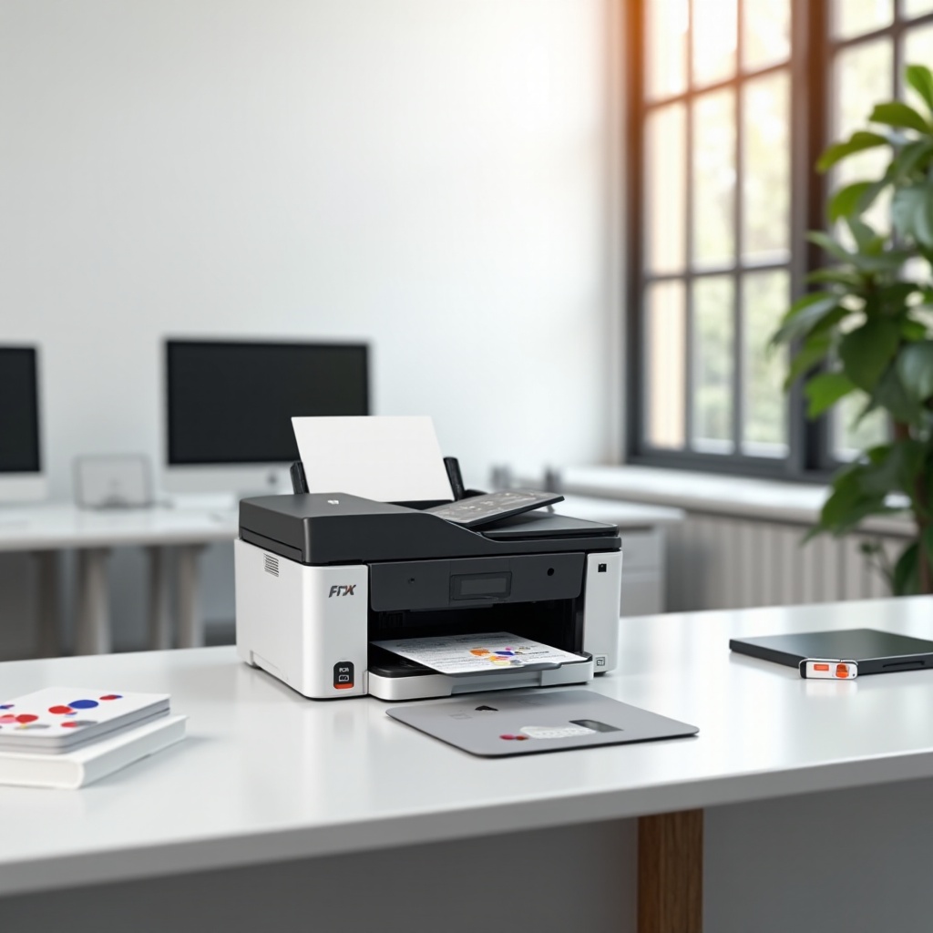 الكل في واحد طابعة فاكس ماسح ضوئي ناسخة لاسلكية