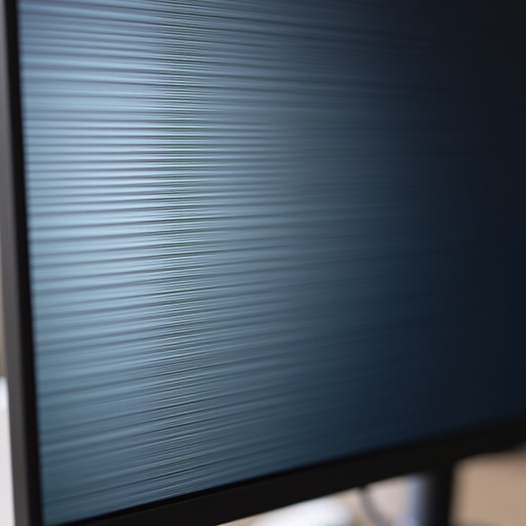 samsung monitor poziome linie na ekranie