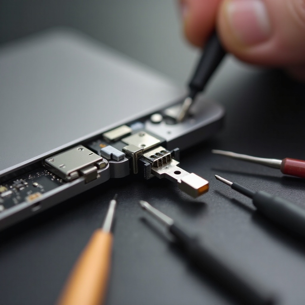 naprawić port ładowarki macbooka