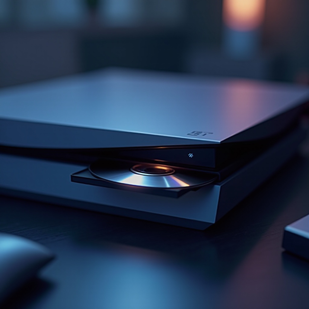 disk PS4 uvízl