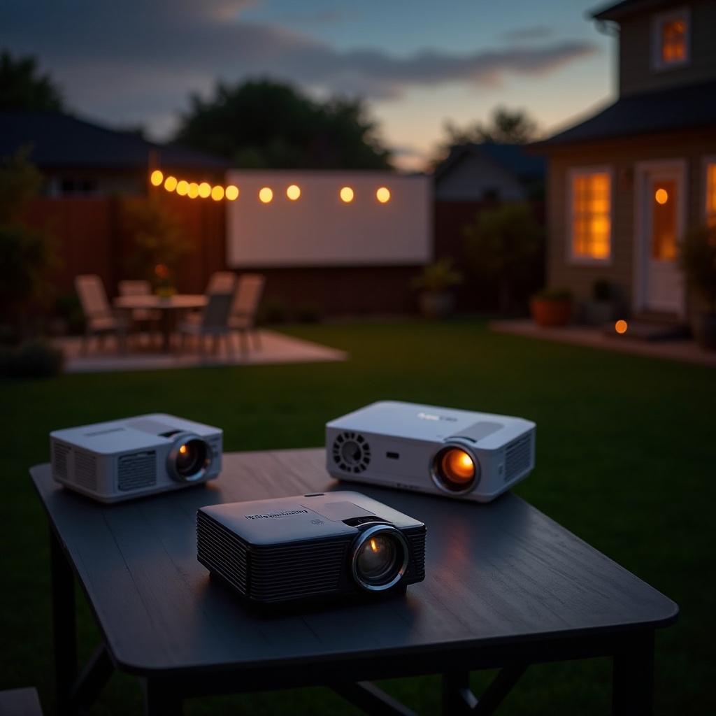 what is the best type of projector for outdoors