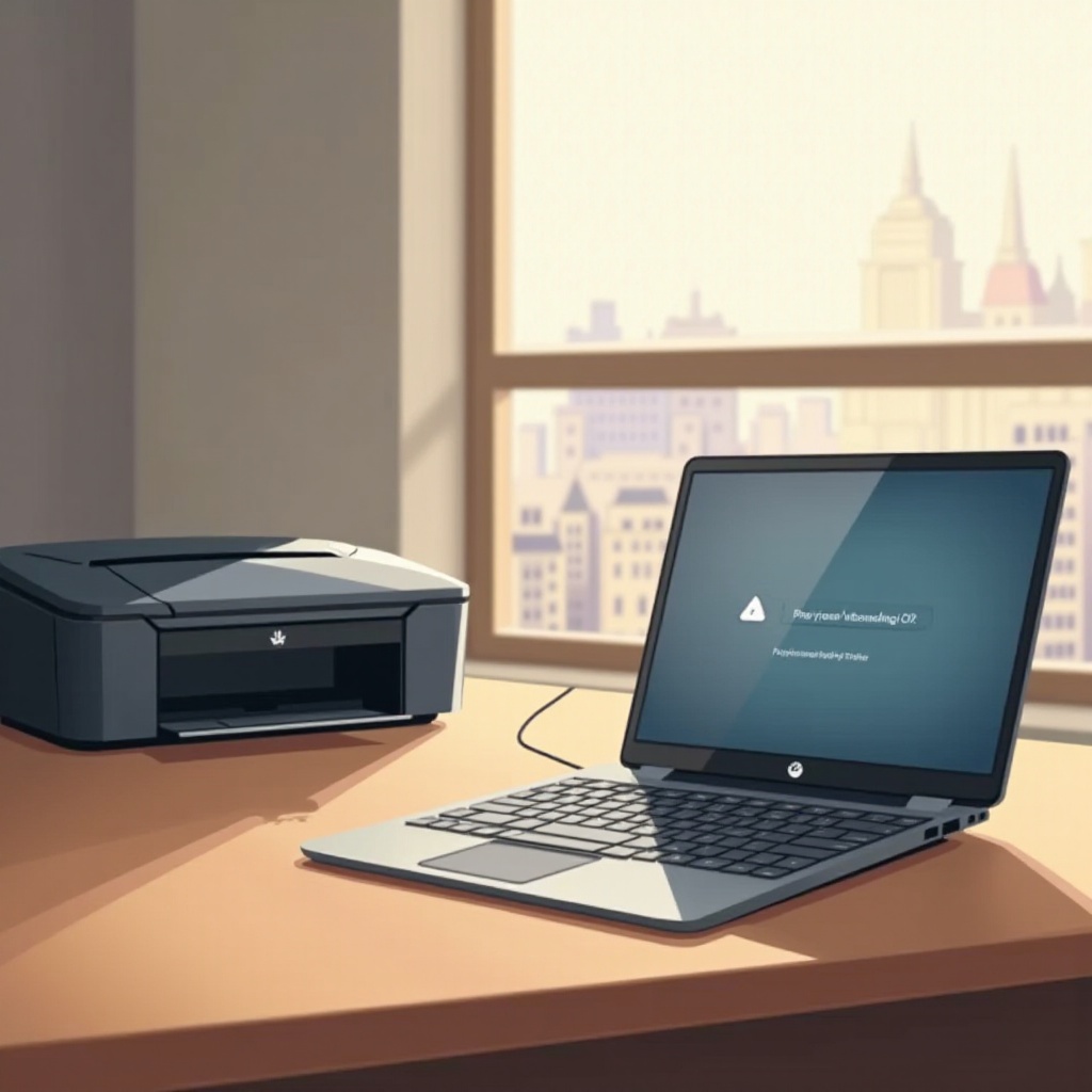 printer not connected to chromebook