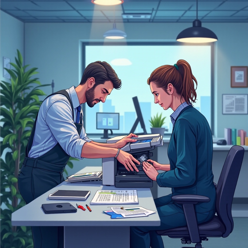 probleme cu fuzorul imprimantei