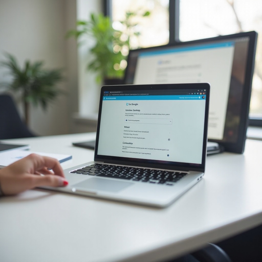 كيفية توصيل Chromebook بالشبكة