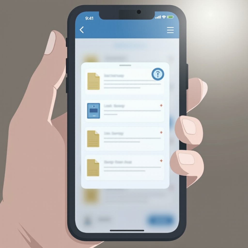 папка с мусором на моем телефоне