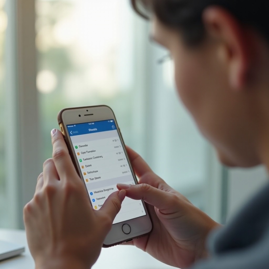 إعادة ترتيب المفضلة على iPhone