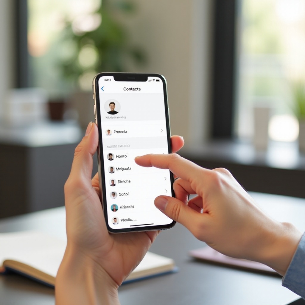 переставить избранное на iPhone
