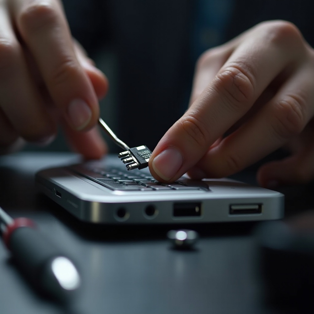 دبوس شاحن الكمبيوتر المحمول مكسور