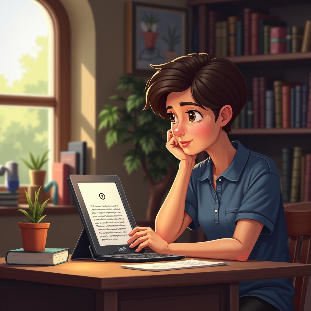مشكلة في كتاب Kindle