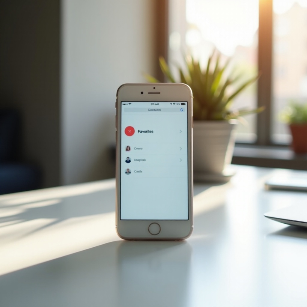 прераспореди фаворите на iPhone