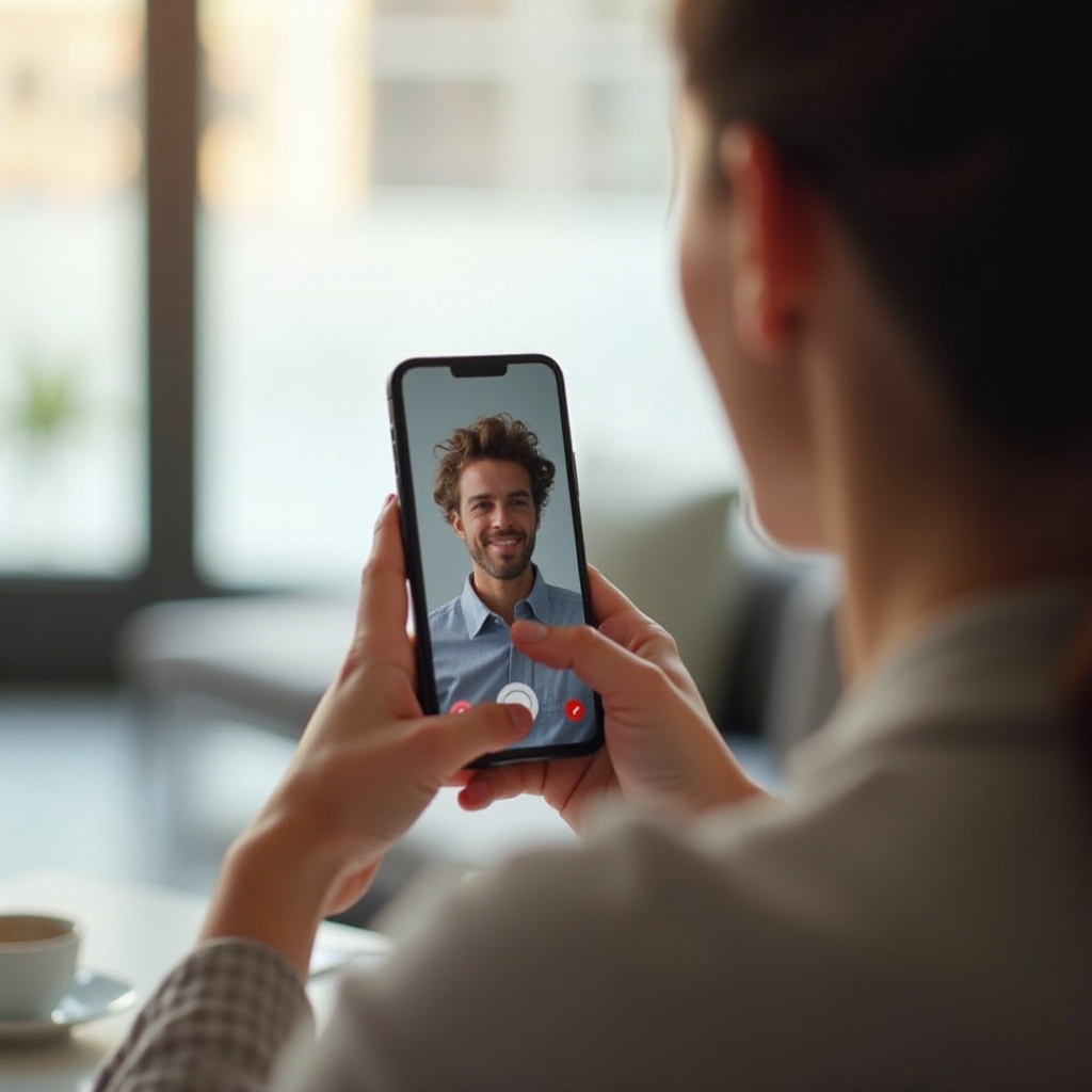 jak odwrócić kamerę w Facetime