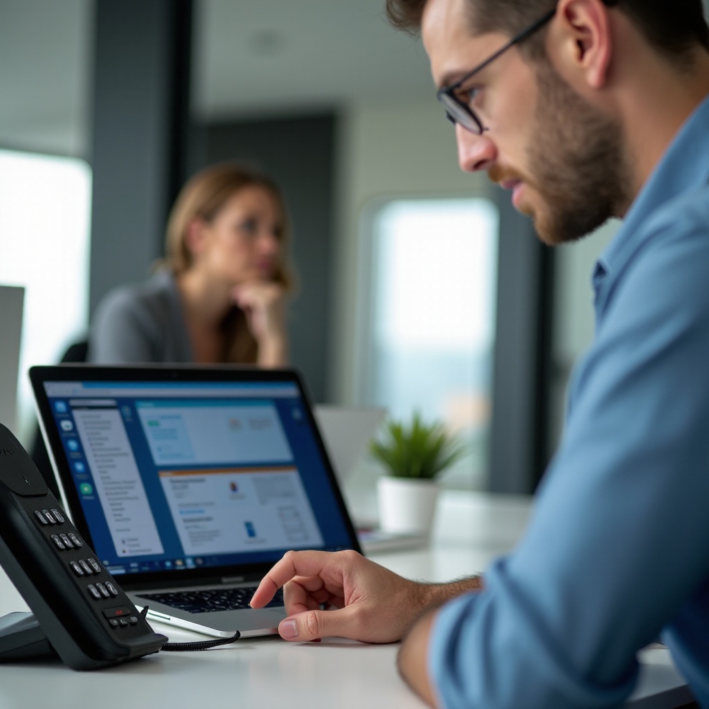 skonfigurowanie telefonu vvx 500 jako telefonu Skype nie działa