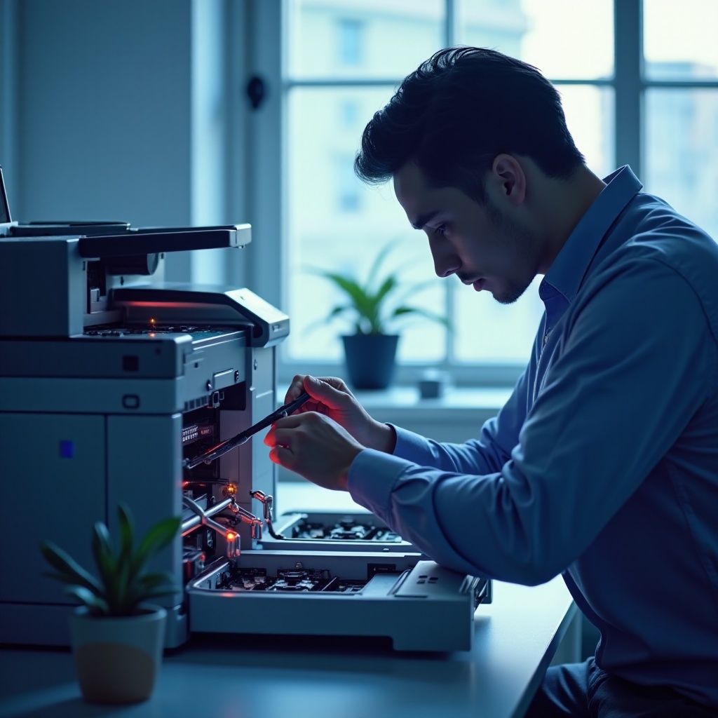 проблемы с фьюзером принтера