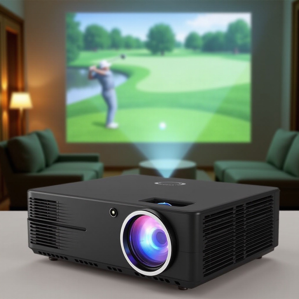 best golf simulator projector under $500