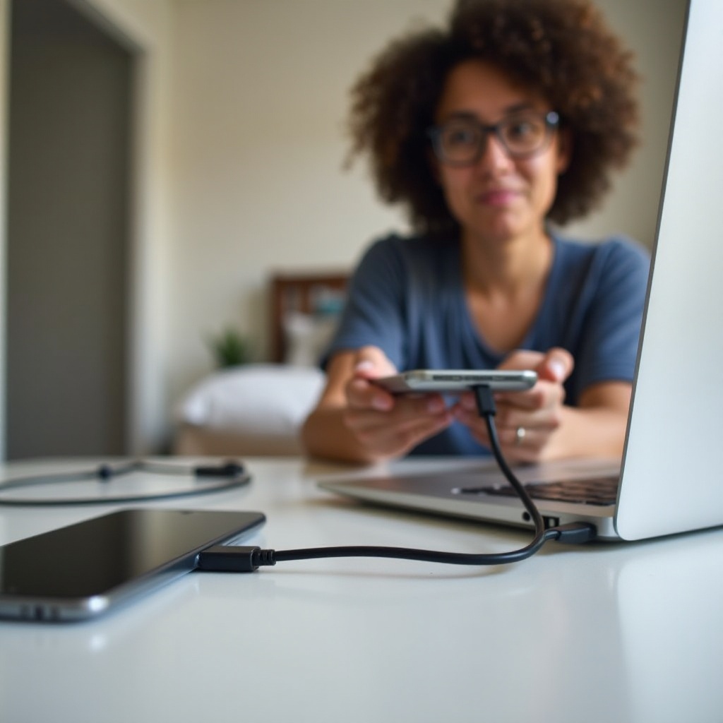 connect my iphone to laptop nothing happens