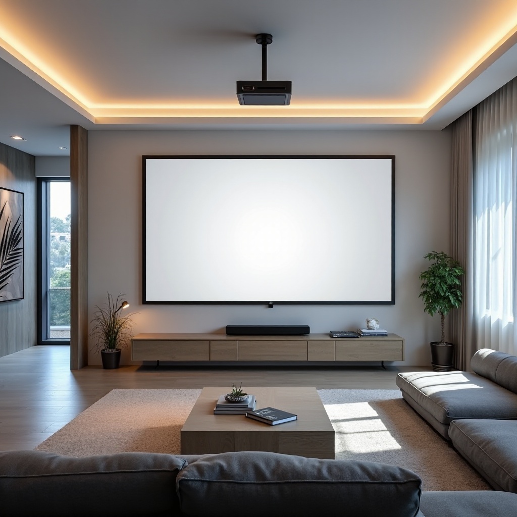 best ceiling mounted projector screen