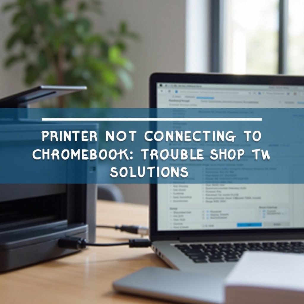 الطابعة غير متصلة بجهاز Chromebook
