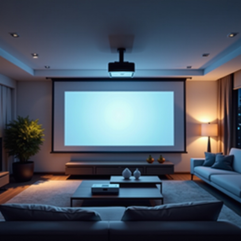 best ceiling mounted projector screen