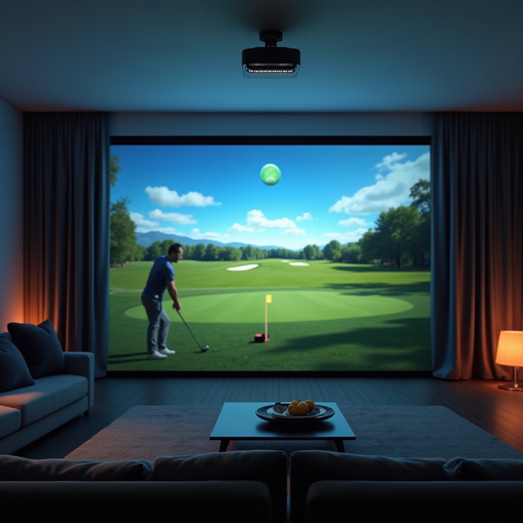 best golf simulator projector under $500