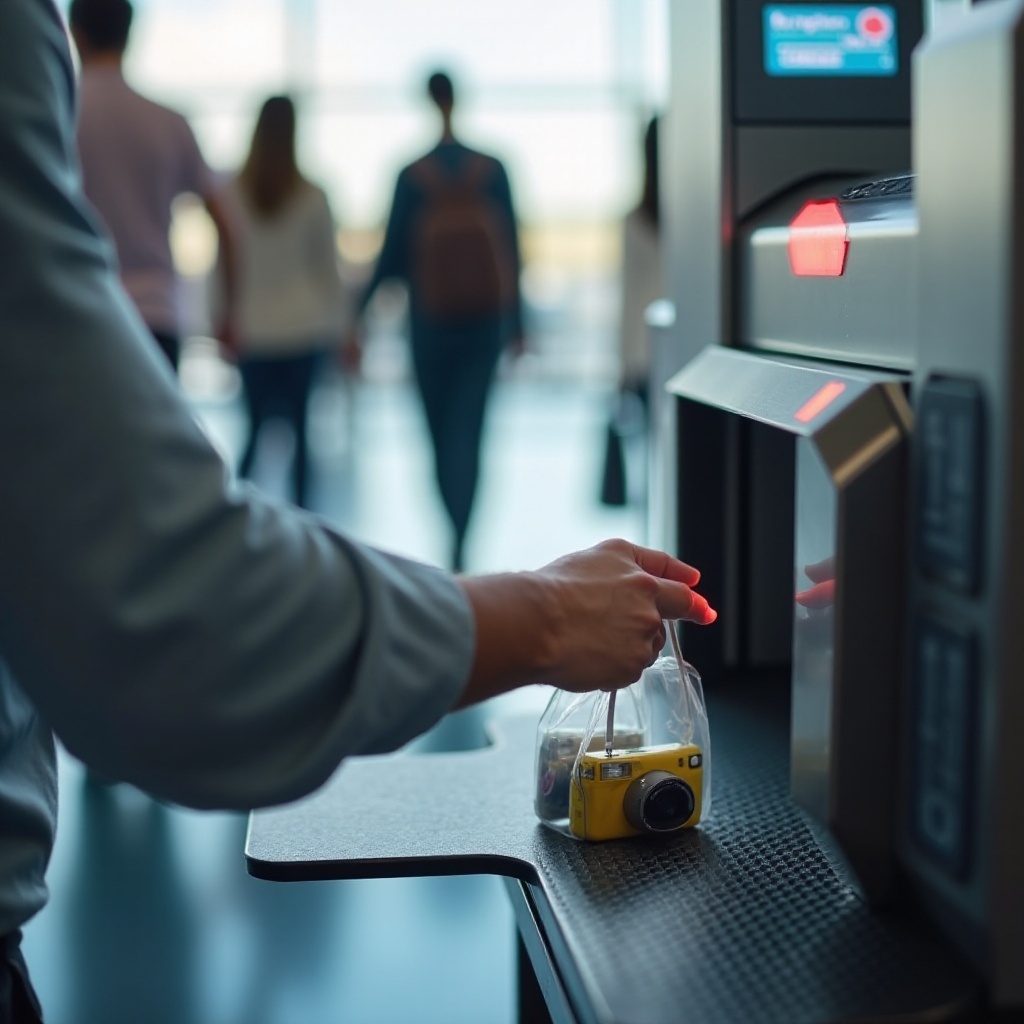 проходят ли одноразовые камеры через досмотр в аэропорту